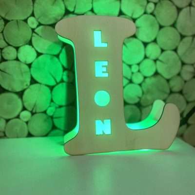 Drvena Noćna Lampa s Imenom - Slika 5