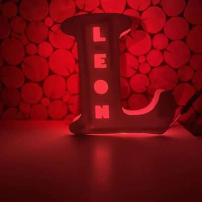 Drvena Noćna Lampa s Imenom - Slika 2