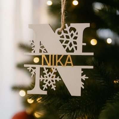 Personalizirani božićni ukras