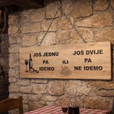 Drvena ploča za konobe